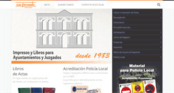 Desktop Screenshot of papeleria-sanfernando.com